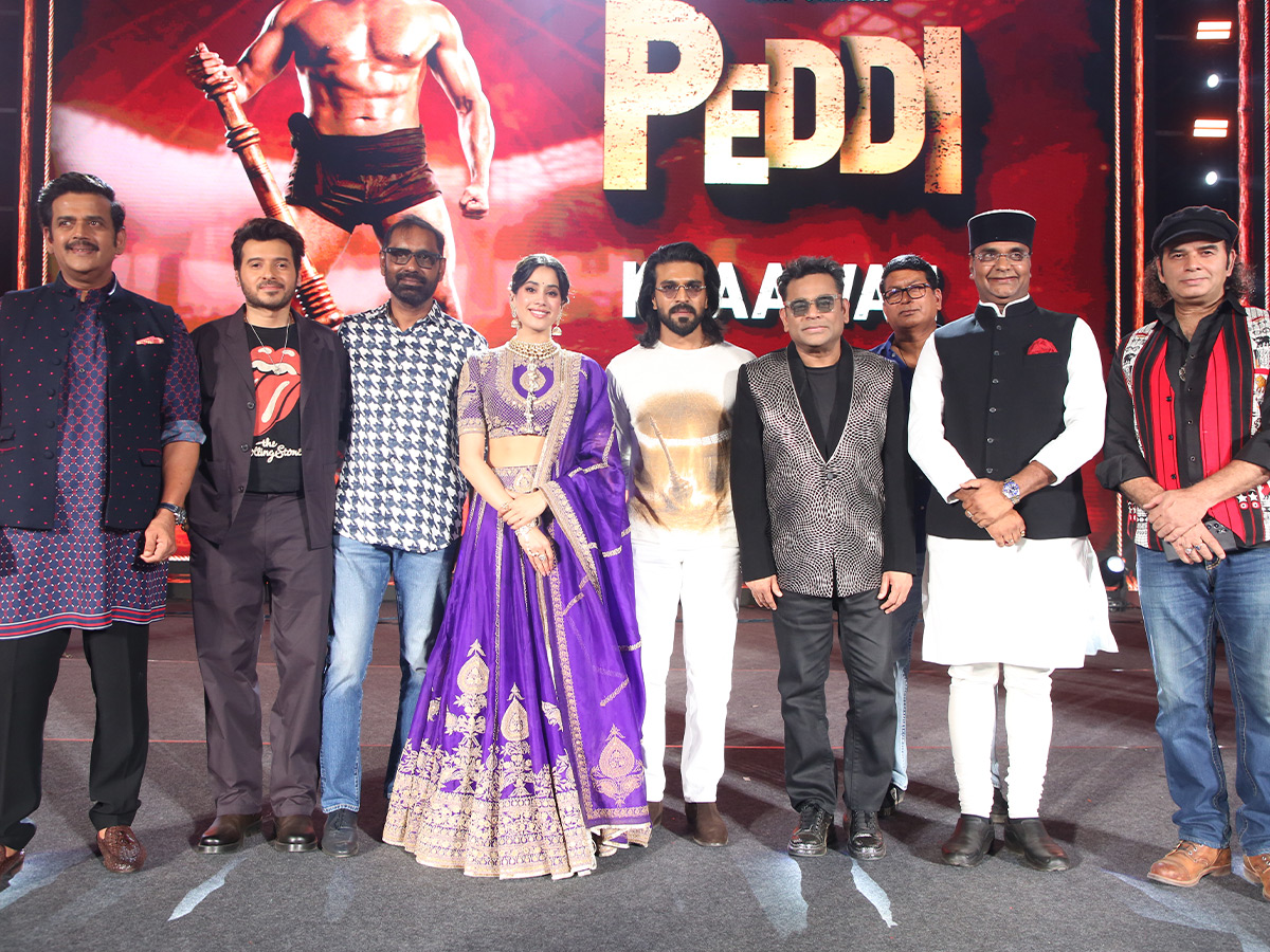 Ram Charan's Peddi Ki Awaaz' event a grand success photos2