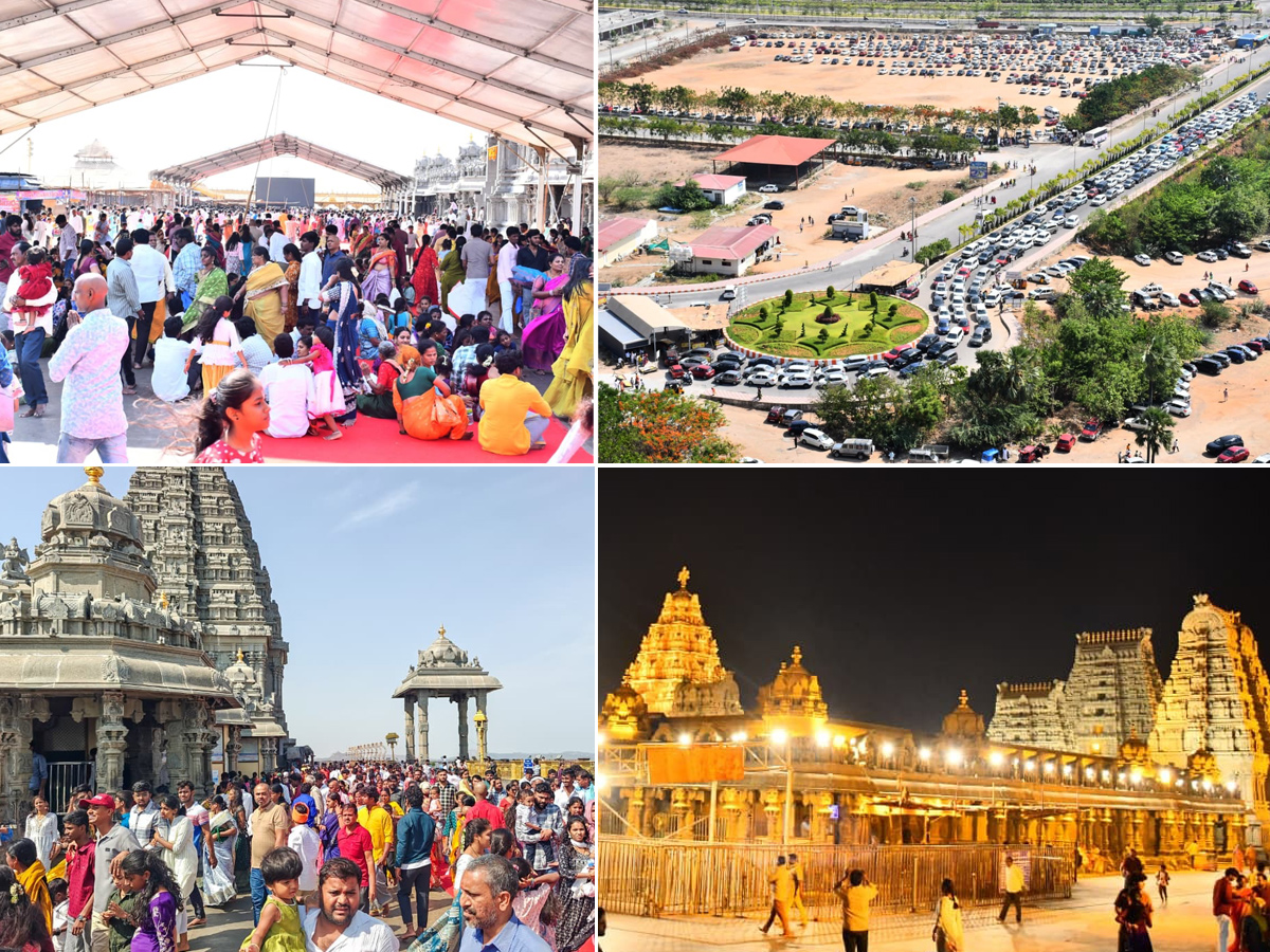 Devotional : Huge Devotees Rush at Yadagirigutta Temple1