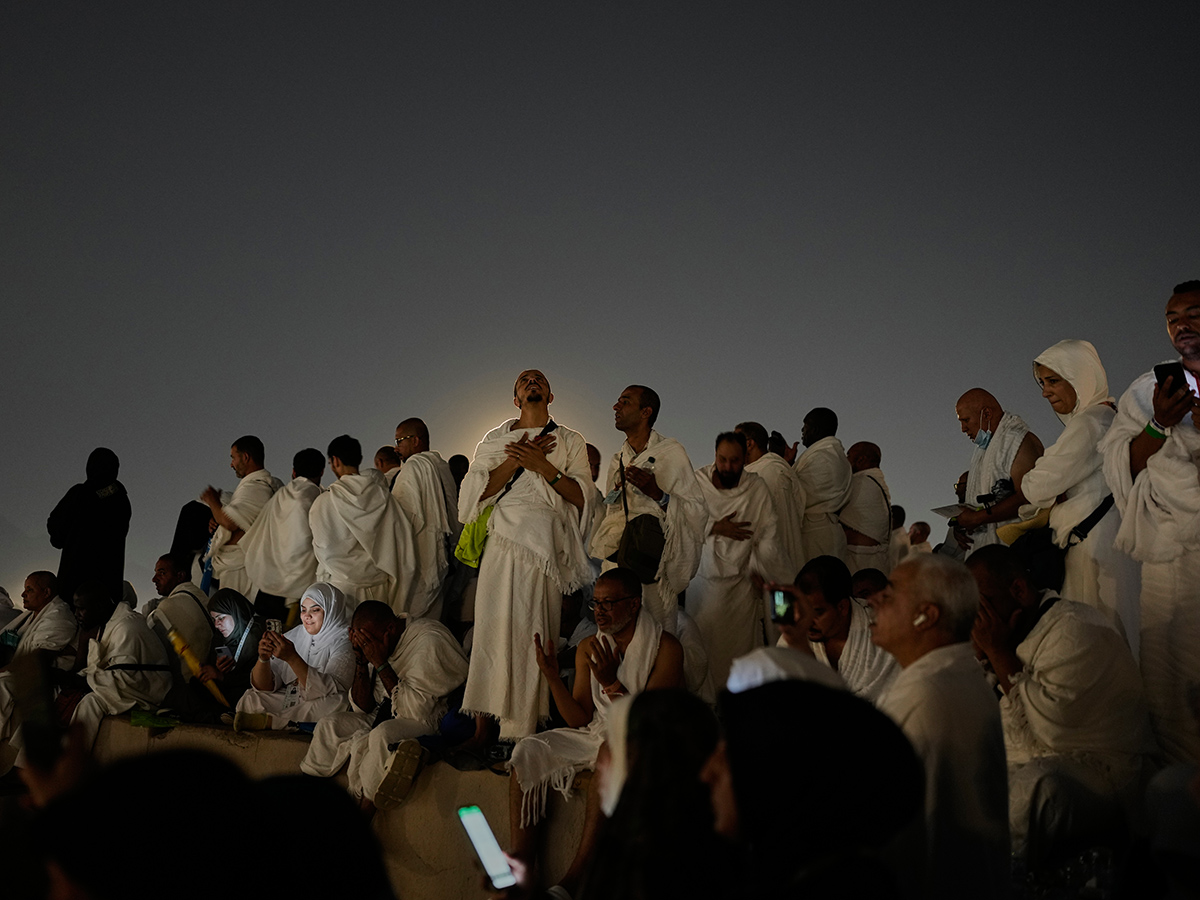 Hajj Pilgrimage Begins in Grand Mosque Mecca Saudi Arabia4
