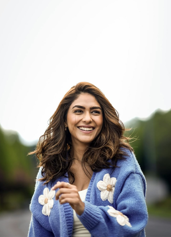 Mrunal Thakur looks like a princess in a saree Photos9