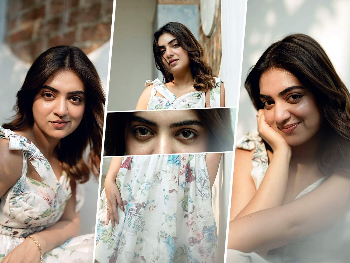 Nazriya looks cute in a short gown photos1