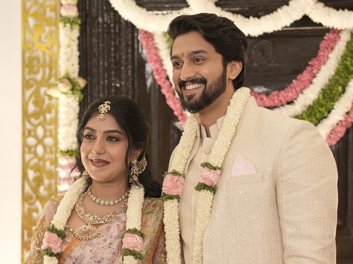 Upendra Nephew Niranjan gets engaged to Sanjana In intimate ceremony Photos11