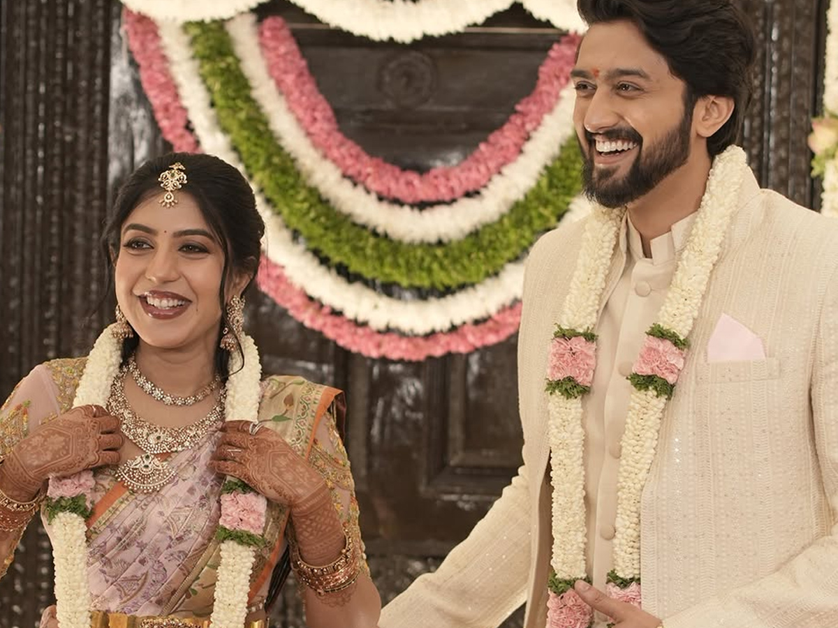 Upendra Nephew Niranjan gets engaged to Sanjana In intimate ceremony Photos12