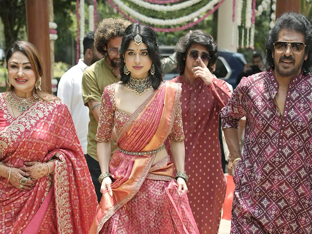 Upendra Nephew Niranjan gets engaged to Sanjana In intimate ceremony Photos19