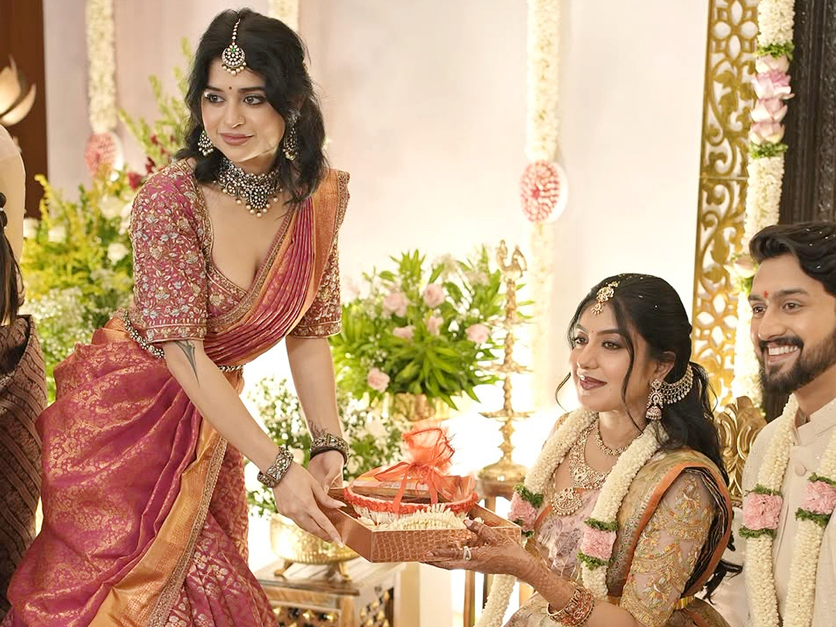 Upendra Nephew Niranjan gets engaged to Sanjana In intimate ceremony Photos10