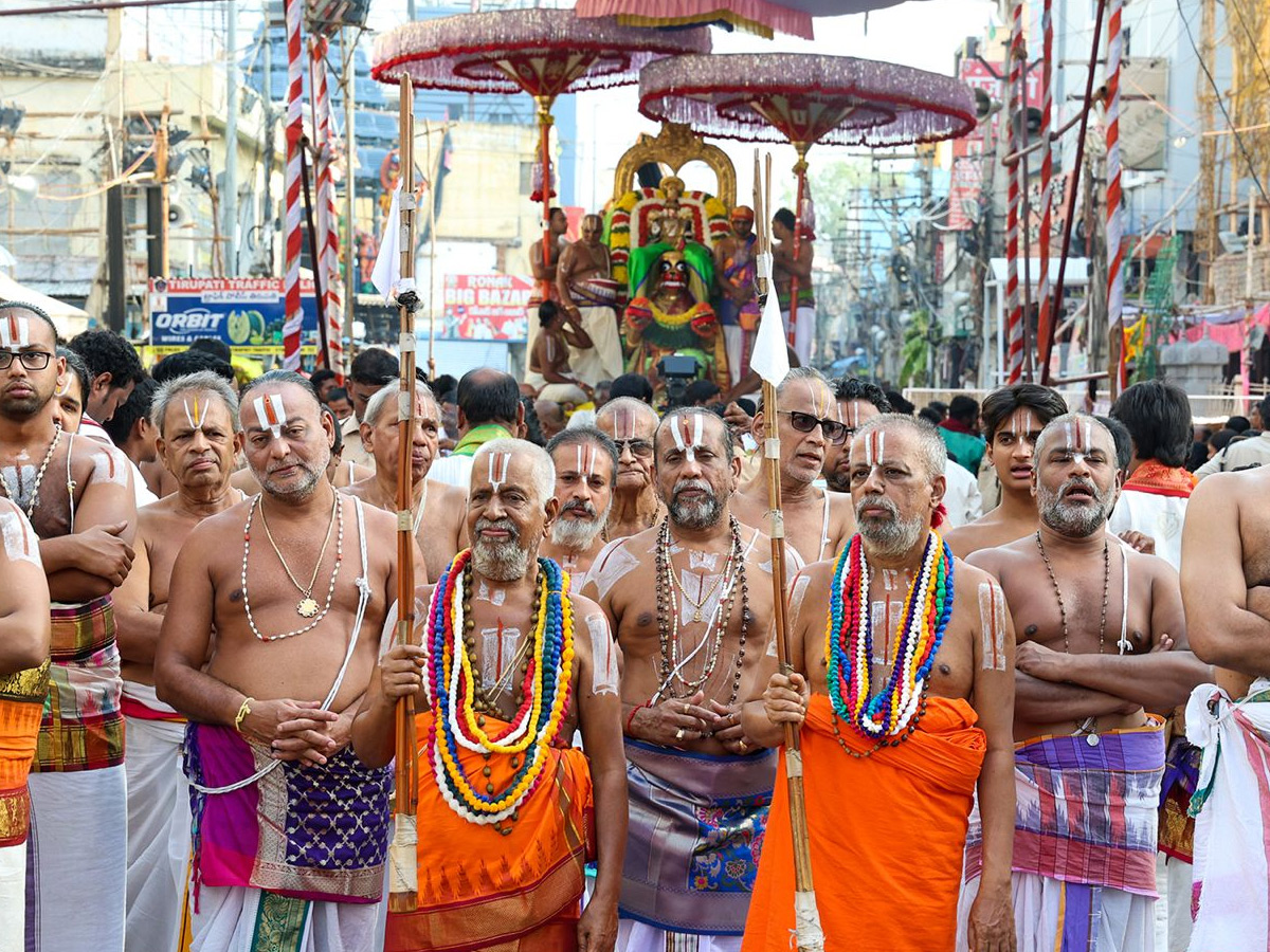 NARAYANAVANAM BRAHMOTSAVAMS BEGIN WITH DHWAJAROHANAM Photos12