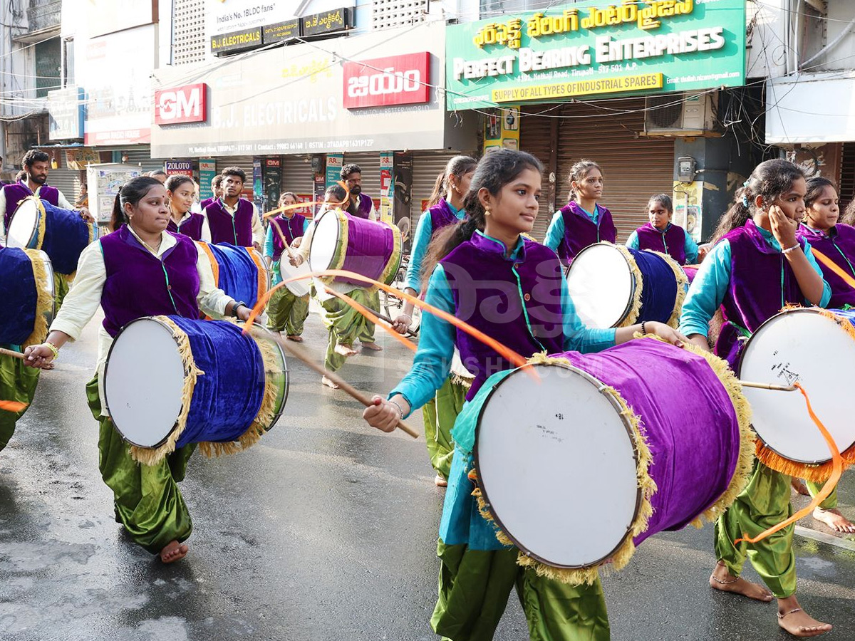 NARAYANAVANAM BRAHMOTSAVAMS BEGIN WITH DHWAJAROHANAM Photos9
