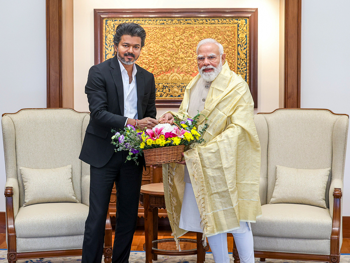 Tamil Nadu Chief Minister C Joseph Vijay Delhi Tour Trending Photos17