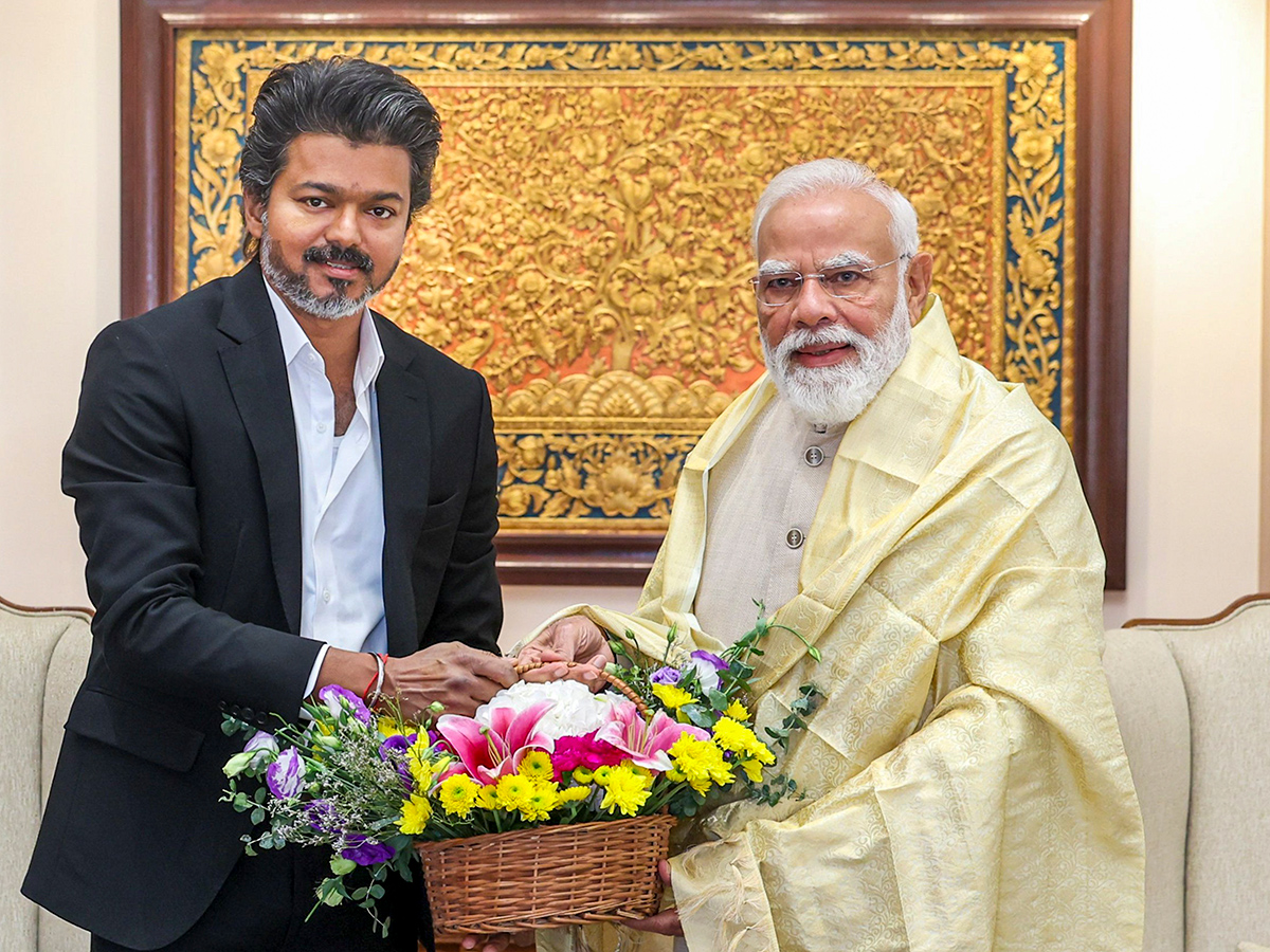 Tamil Nadu Chief Minister C Joseph Vijay Delhi Tour Trending Photos4