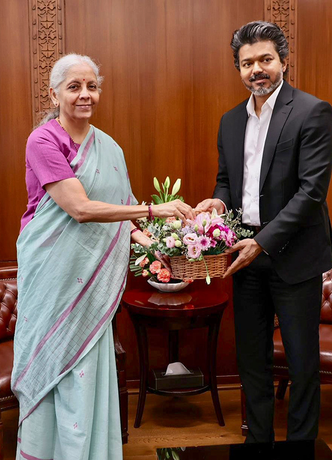 Tamil Nadu Chief Minister C Joseph Vijay Delhi Tour Trending Photos8