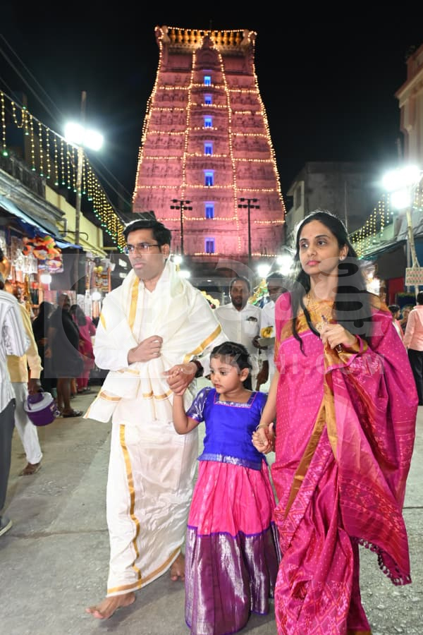 The Collector couple visited the Tirumala Photos6