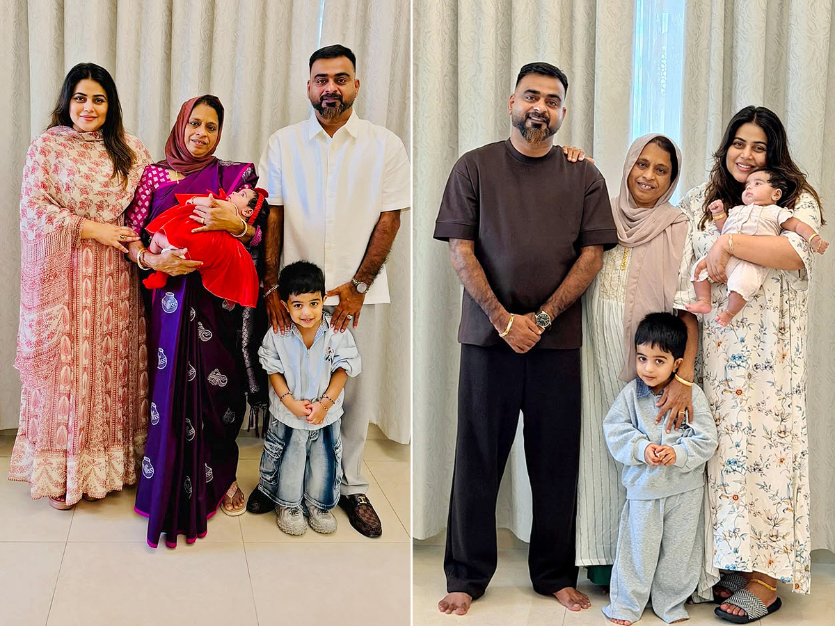 Actress Poorna Eid Celebration with Her Family Photos1