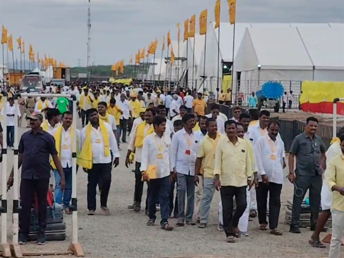 NTR party in crisis: Maha Nadu fades amid empty chairs public frustration Photos11