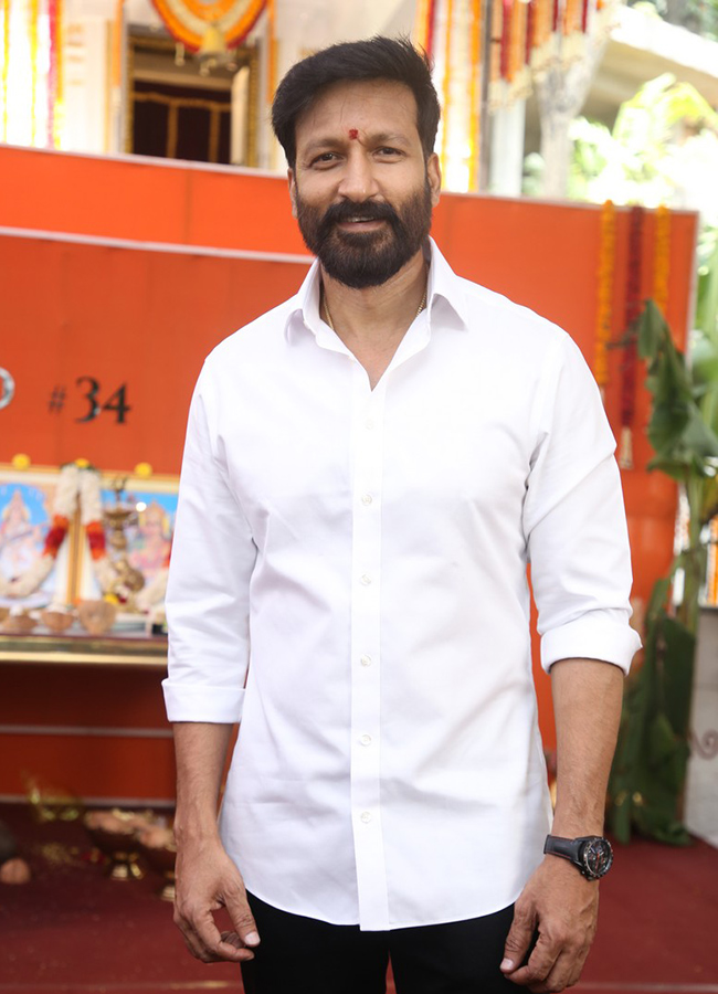 Action star T Gopichand has officially launched his 34th film13