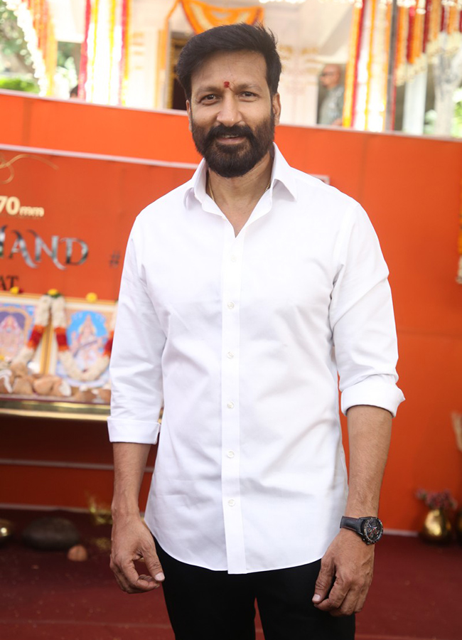 Action star T Gopichand has officially launched his 34th film17