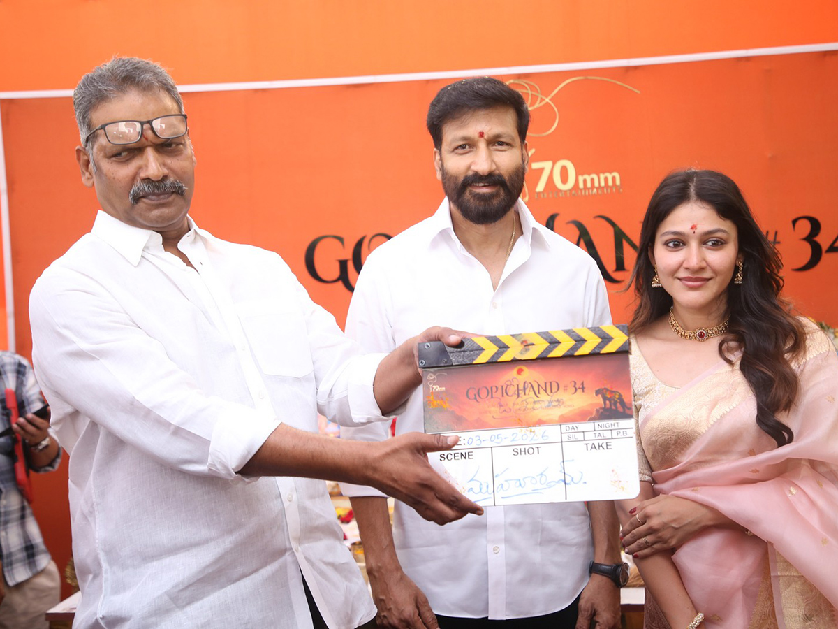 Action star T Gopichand has officially launched his 34th film18