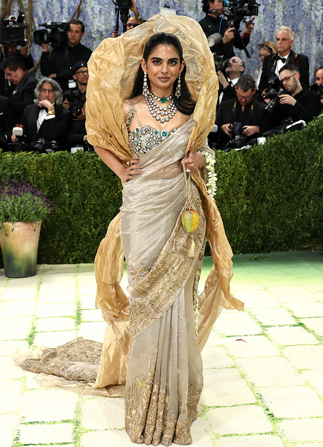 Isha Ambani arrives for the 2026 Met Gala celebrating14