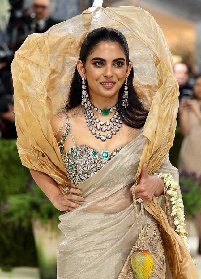 Isha Ambani arrives for the 2026 Met Gala celebrating16