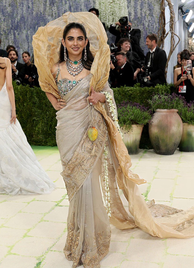 Isha Ambani arrives for the 2026 Met Gala celebrating2