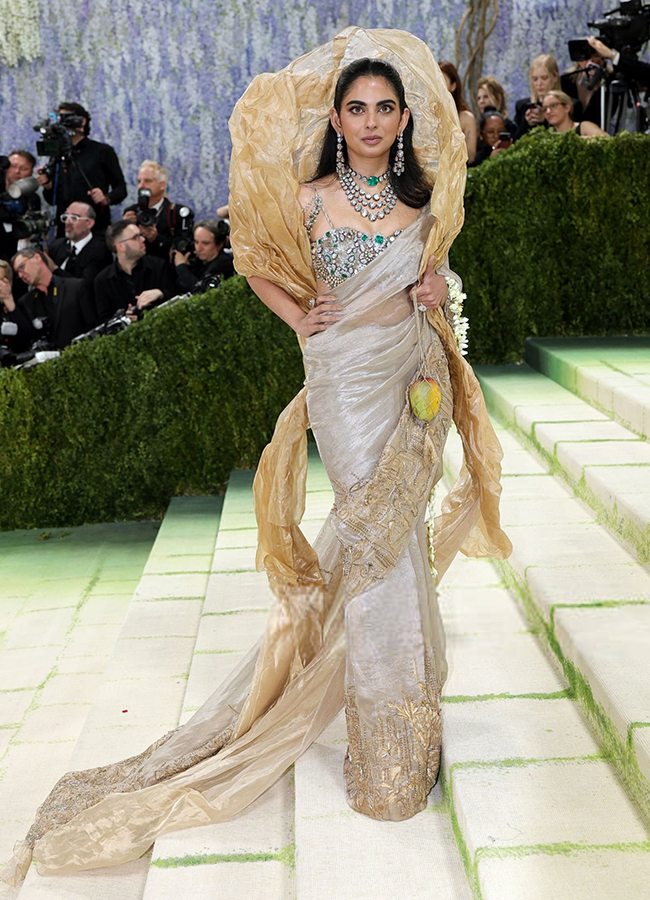 Isha Ambani arrives for the 2026 Met Gala celebrating3