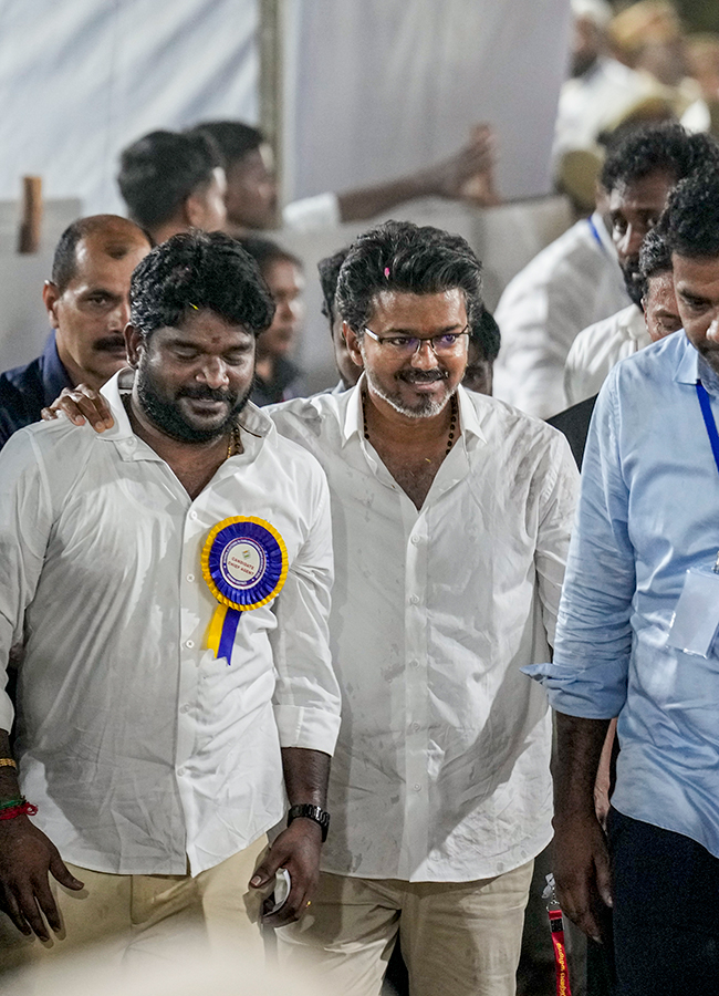 TVK Vijay celebrates after winning in the Tamil Nadu Assembly elections results14