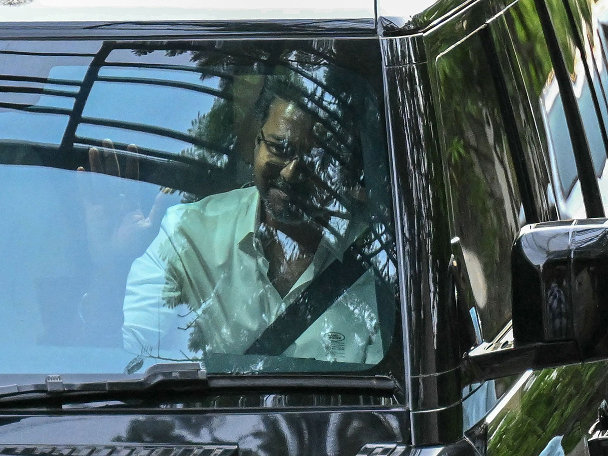 TVK Vijay celebrates after winning in the Tamil Nadu Assembly elections results8
