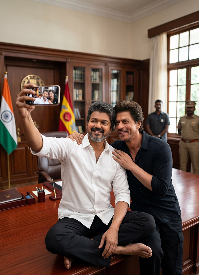 Trending : TVK Vijay AI made celebrity selfies are going viral12