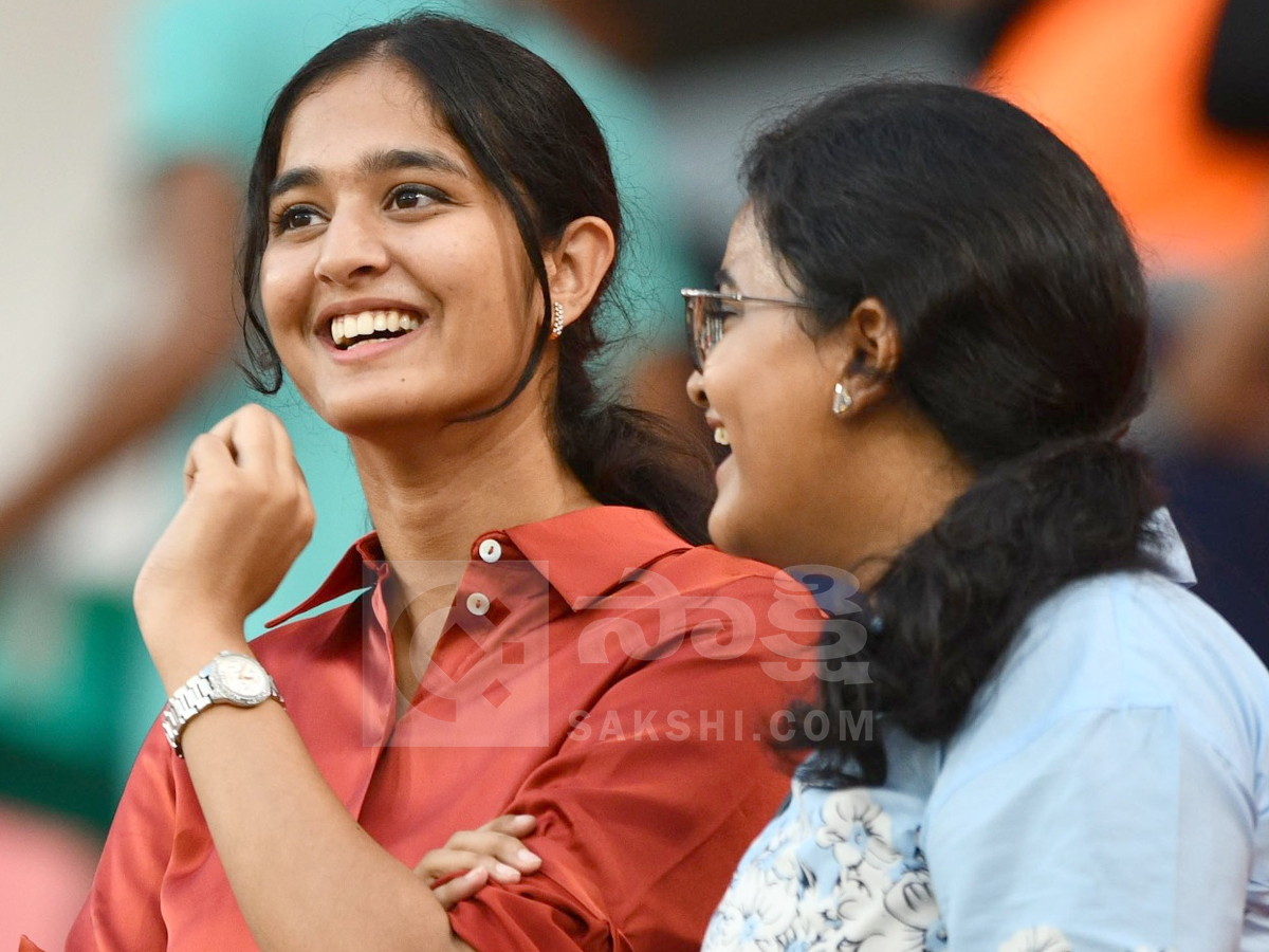 Celebrities In IPL Match At Hyderabad Uppal Cricket Stadium Photos13