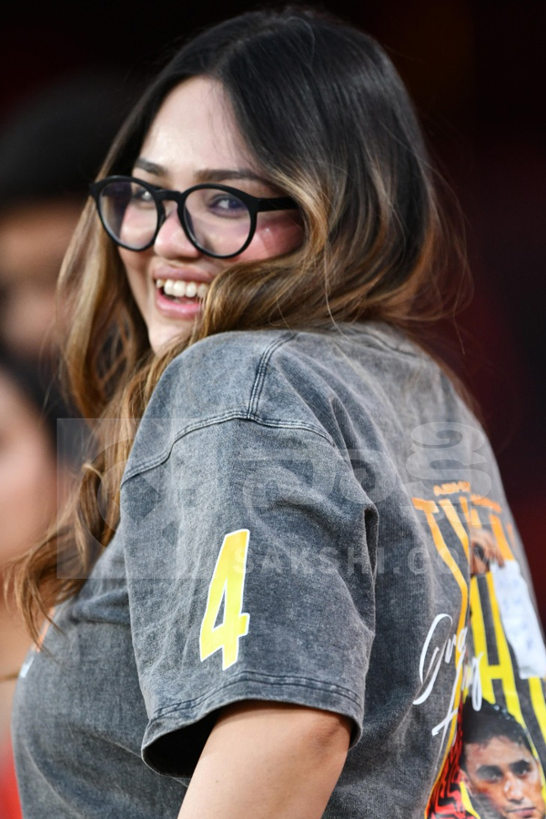 Celebrities In IPL Match At Hyderabad Uppal Cricket Stadium Photos21
