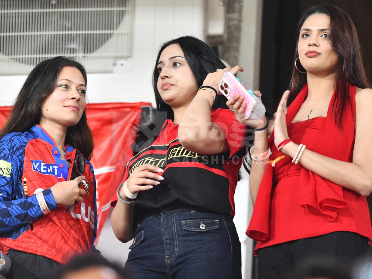 Celebrities In IPL Match At Hyderabad Uppal Cricket Stadium Photos25
