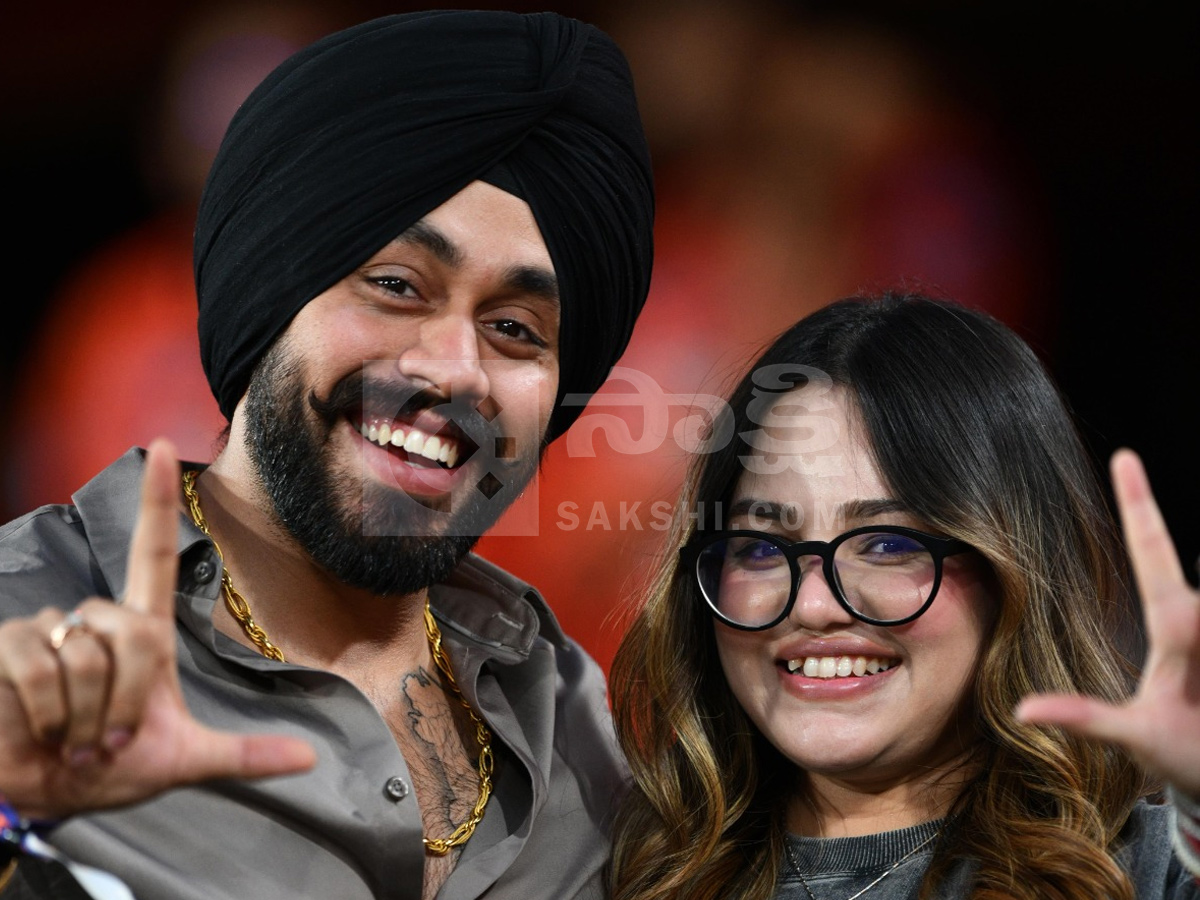 Celebrities In IPL Match At Hyderabad Uppal Cricket Stadium Photos26