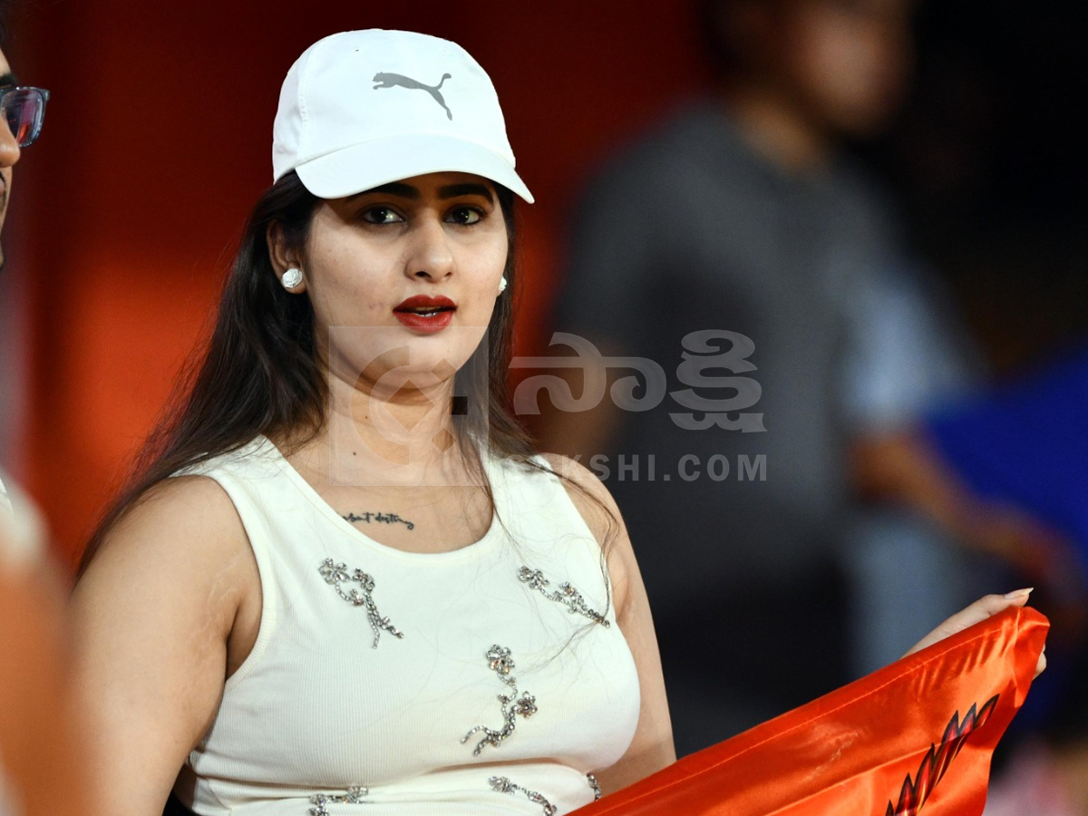 Celebrities In IPL Match At Hyderabad Uppal Cricket Stadium Photos33