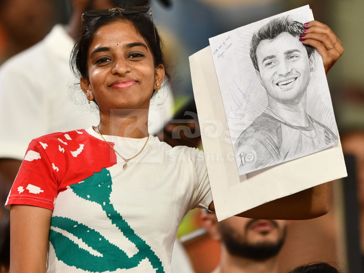 Celebrities In IPL Match At Hyderabad Uppal Cricket Stadium Photos36