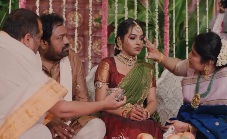 Director Mehar Ramesh Daughter engagement moments Photos3