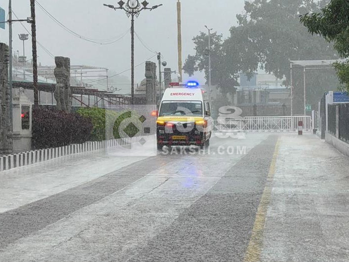 Rain In Tirumala Causes Trouble for Devotees Photos6