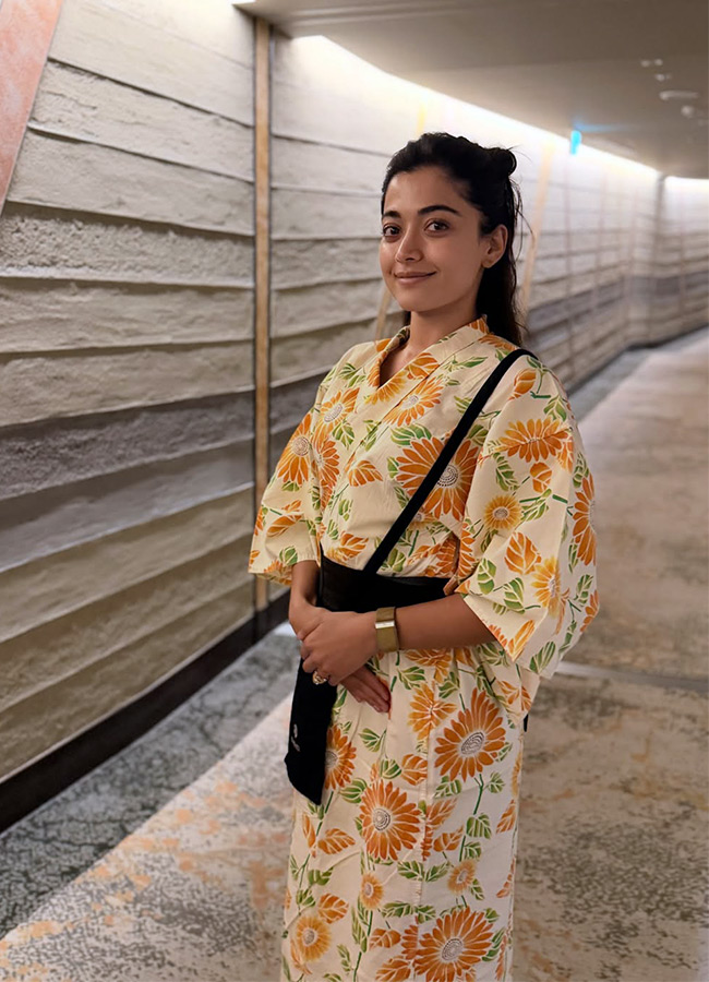 Rashmika on a trip to Japan with her husband still hiding Photos8
