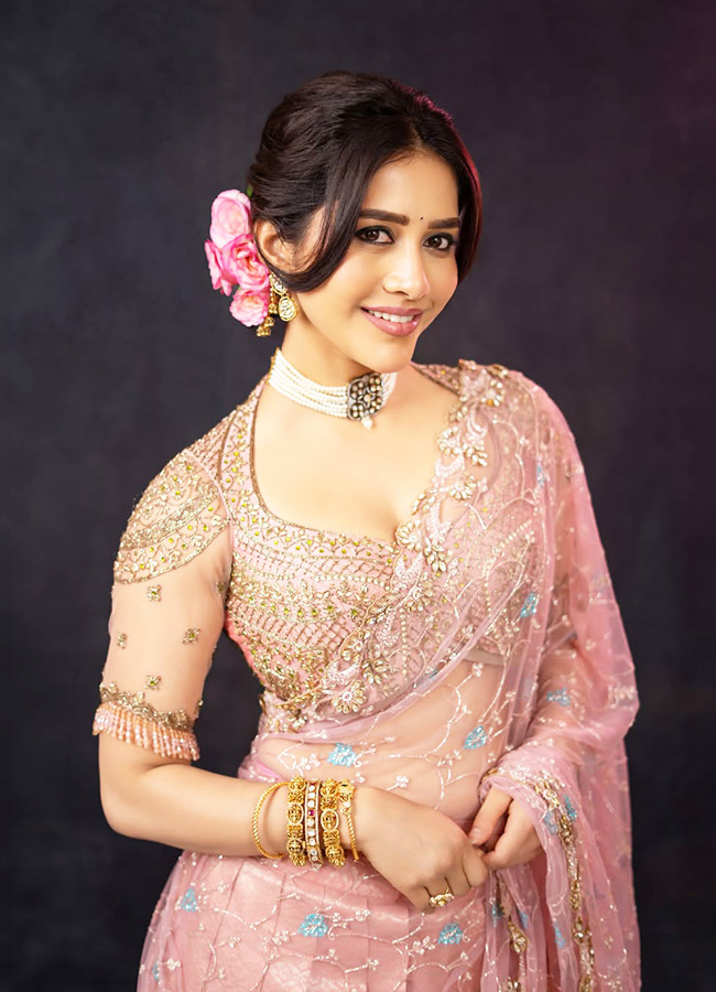 Nabha Natesh dazzling in a pink dress Photos4