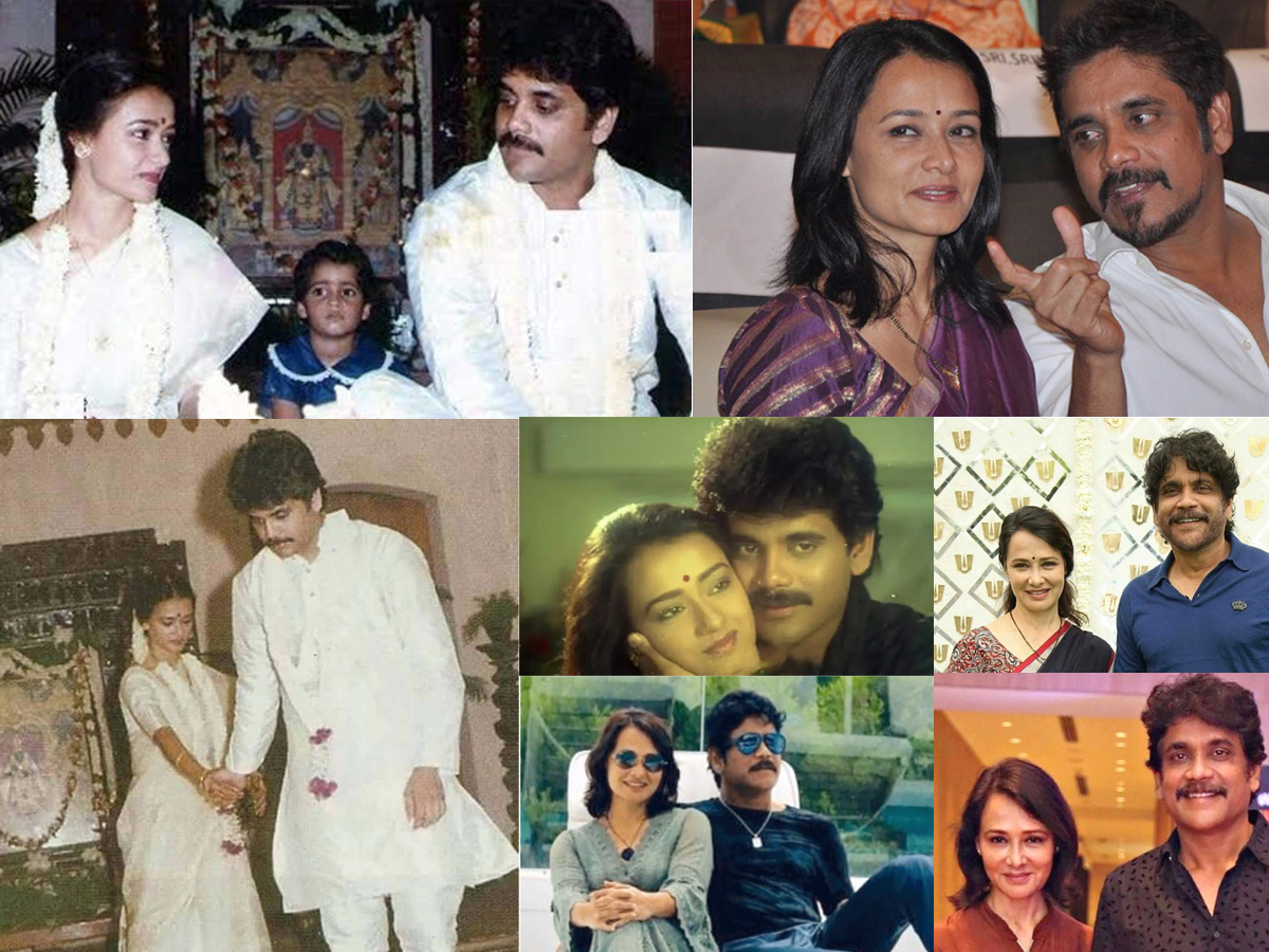 Nagarjuna And Amala akkineni 34th wedding Anniversary Photos1