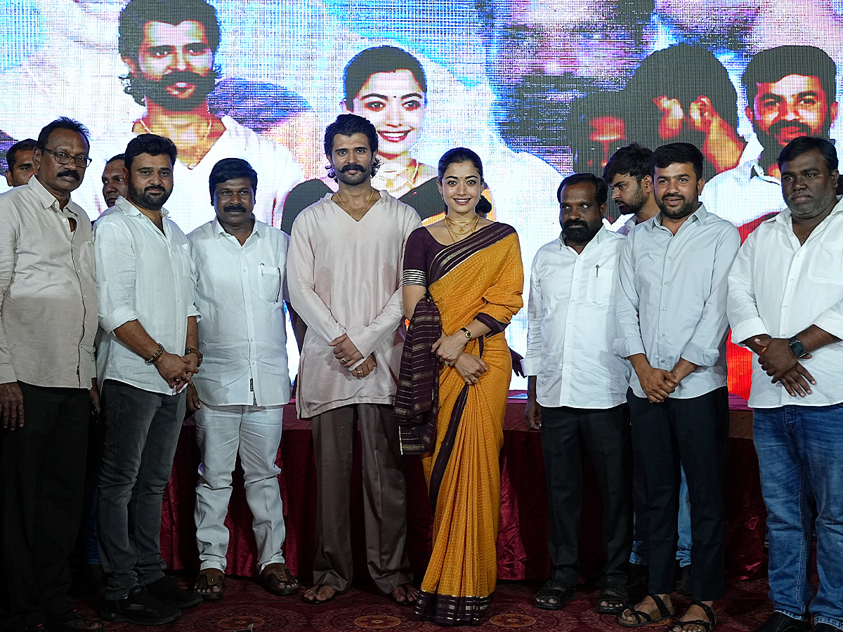 Vijay and Rashmika in their hometown for a noble event Photos15