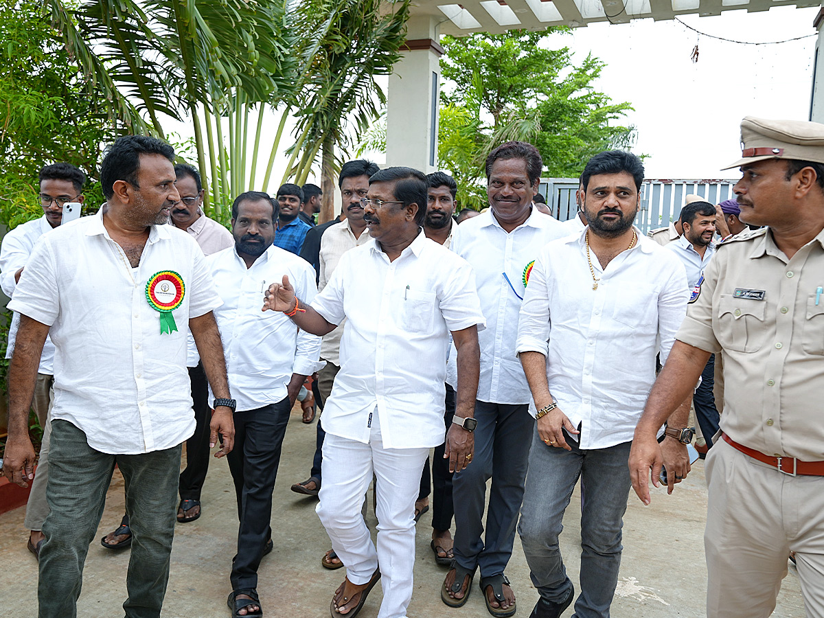 Vijay and Rashmika in their hometown for a noble event Photos5