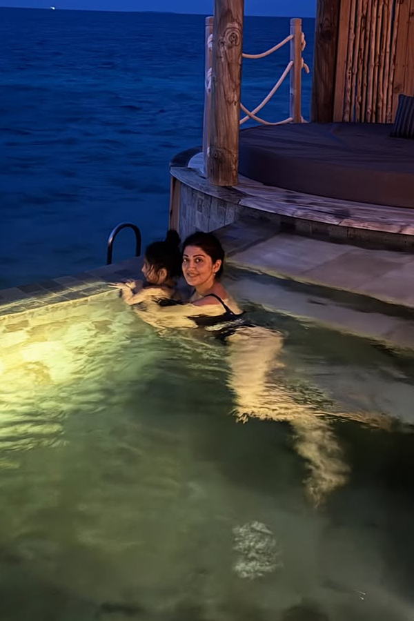 Actress Pranitha Glows In Maldives Family Vacation Photos12
