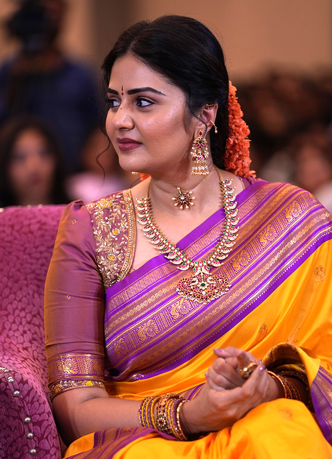 Sreemukhi In Maa Inti Bangaram Movie Pre Release Event6