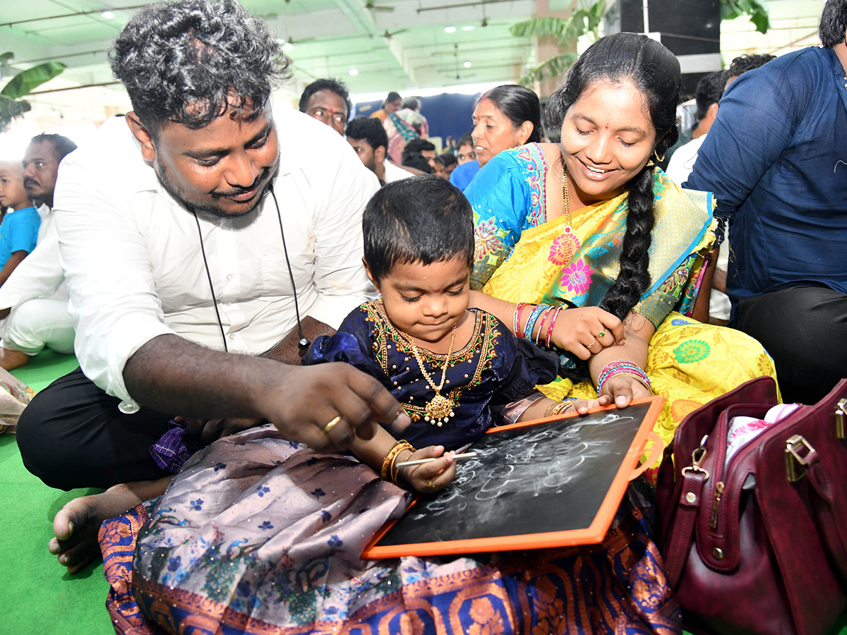 Mass Aksharabhyasam Ceremony on Indrakeeladri16