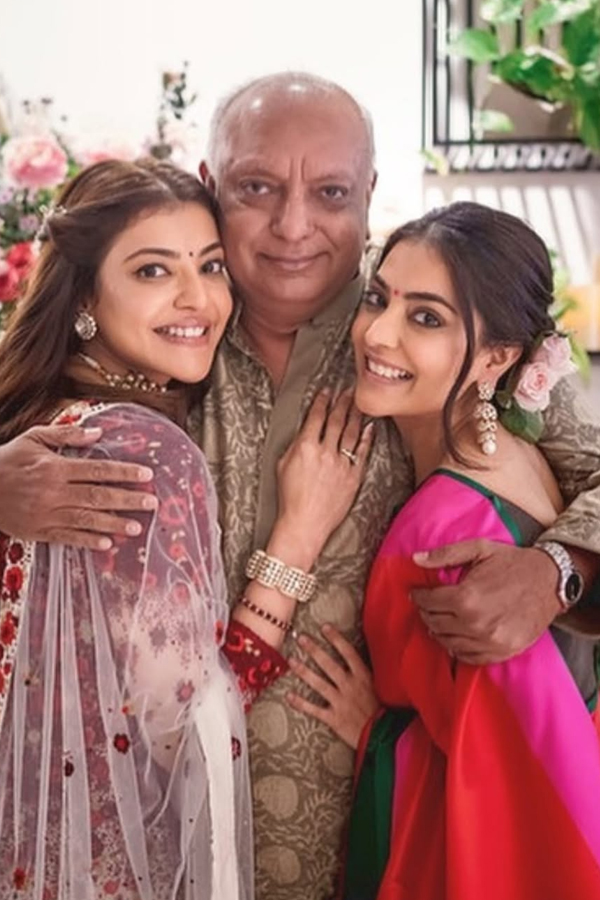  Actress Kajal Aggarwal Birthday Celebrations With Family Photos4