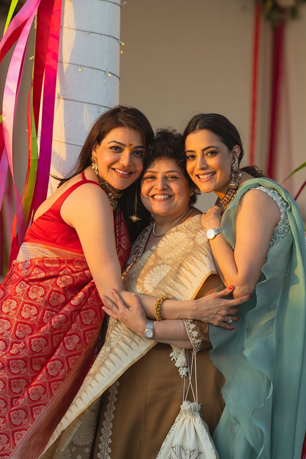  Actress Kajal Aggarwal Birthday Celebrations With Family Photos5