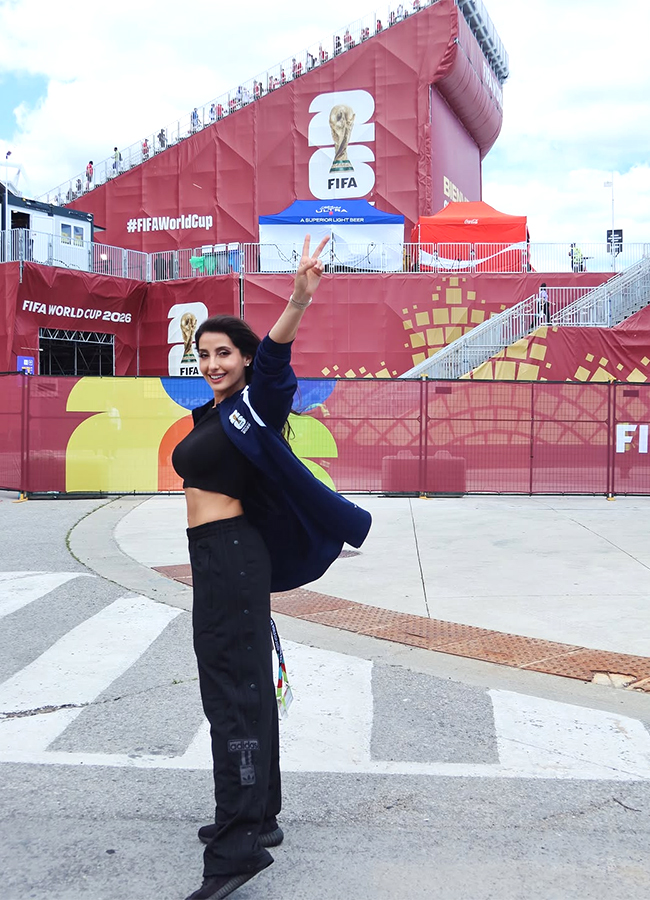 Actress Nora Fatehi FIFA World Cup 2026 Viral Photos2