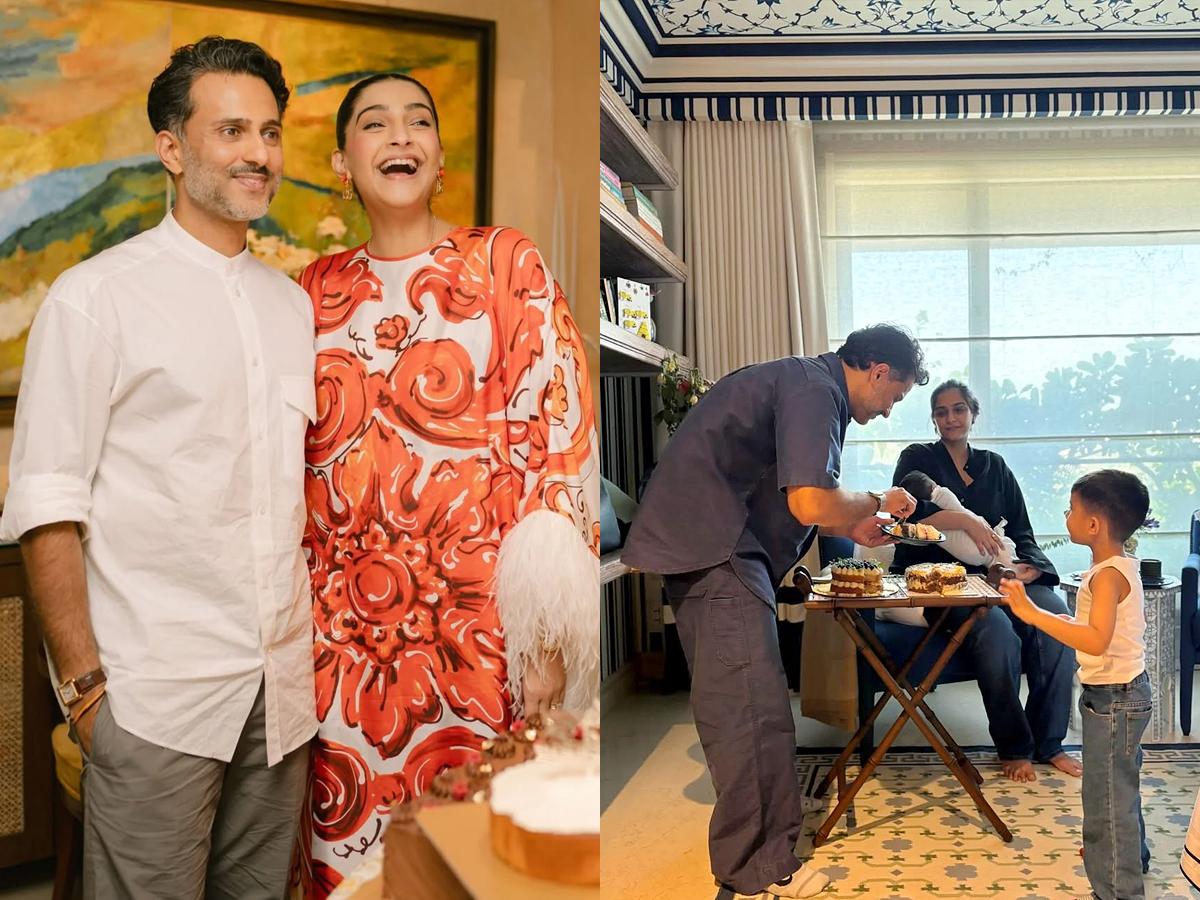 Actress SonamKapoor Family moments Photos1