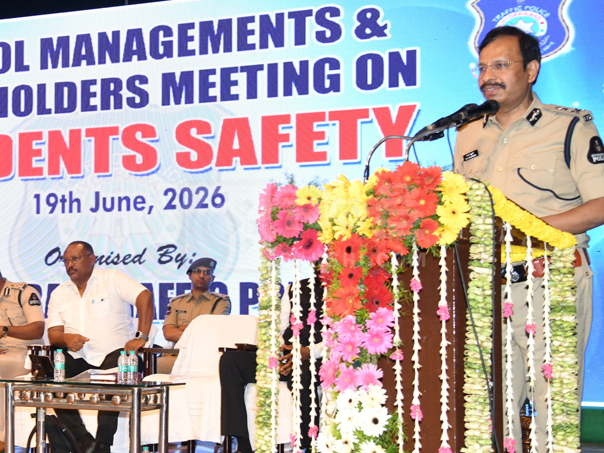 CP sajjanar warning on Minor Driving safe school envinronment in Hyderabad Photos 13