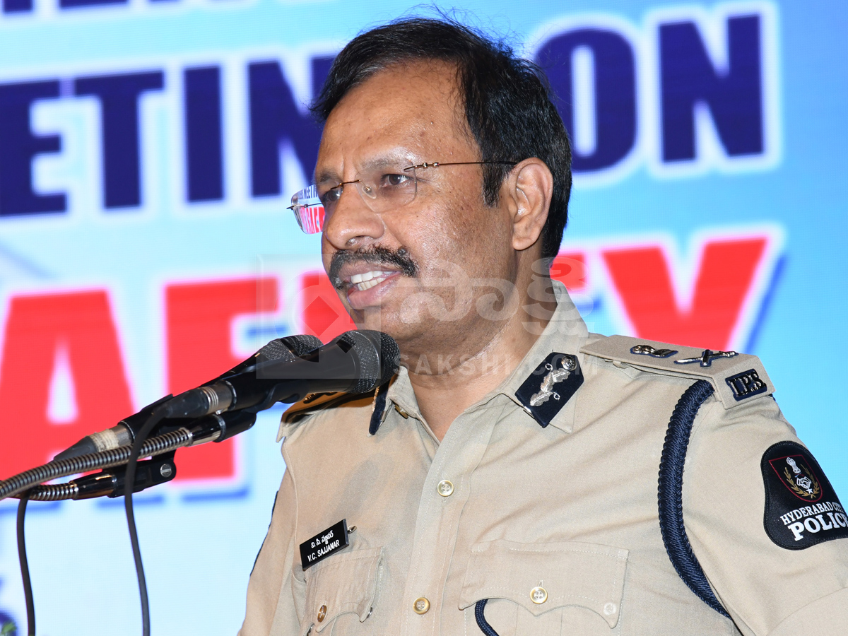 CP sajjanar warning on Minor Driving safe school envinronment in Hyderabad Photos 14