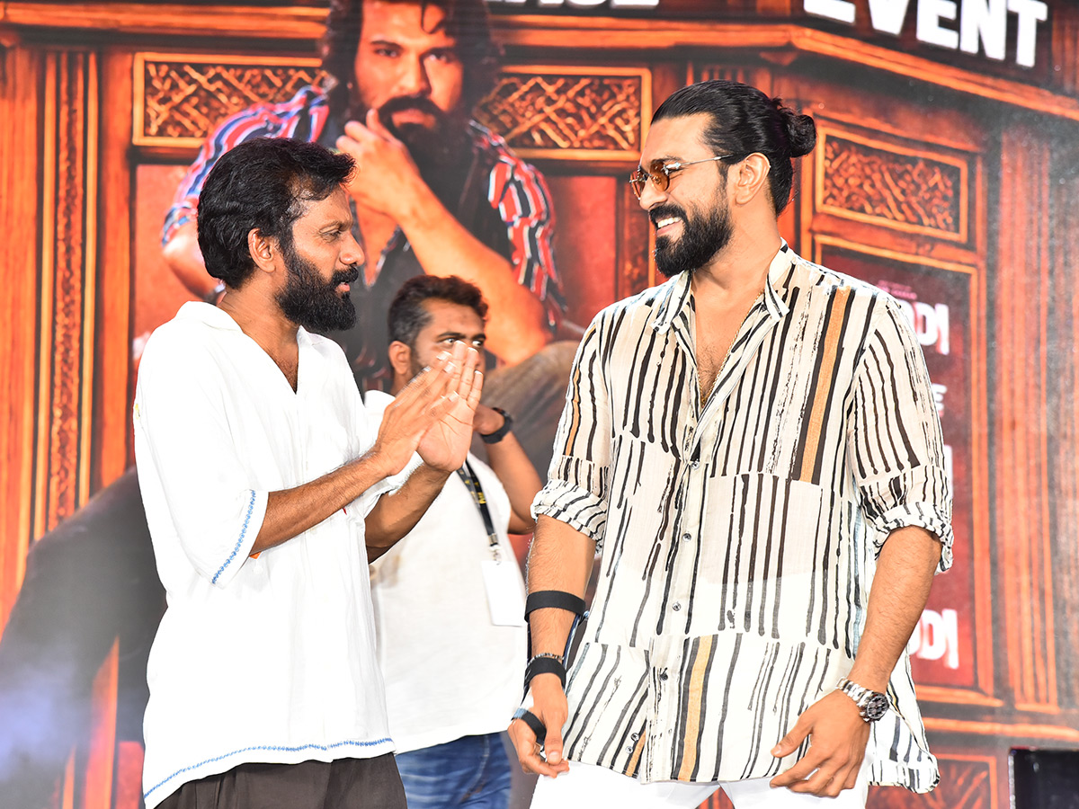 Ram Charan Peddi Pre Release Event At Vijayawada4